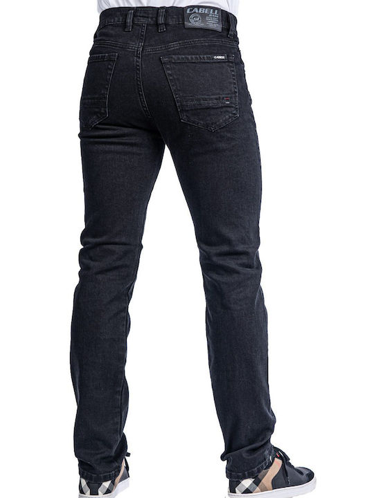 Cabell Jeans Herren Jeanshose in Regular Fit Schwarz