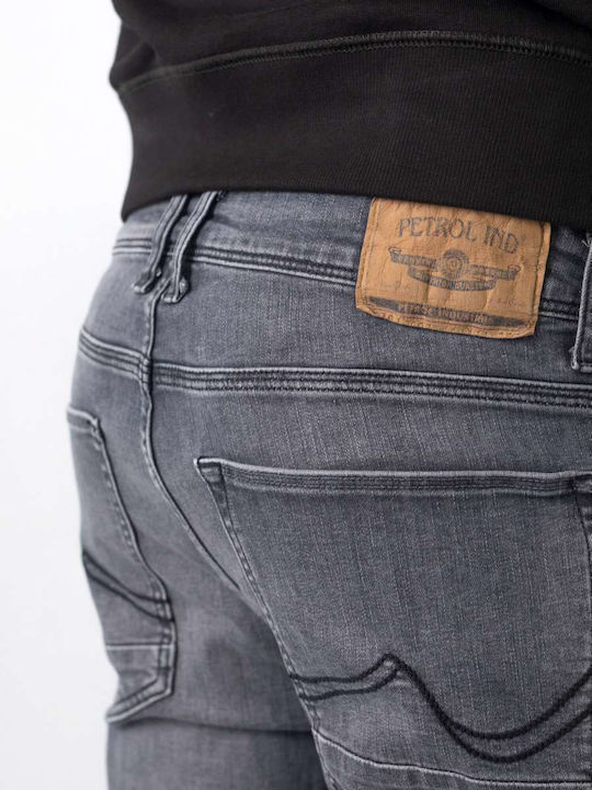 Russel 9700 Ανδρικό Παντελόνι Τζιν με Regular Tapered Εφαρμογή Γκρι