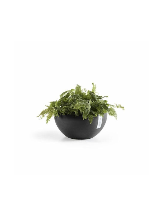 Ecopots Саксия за цветя Висулка 30x14см Антрацит 74.001.30A