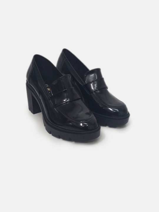 InShoes Patent Leather Black Heels