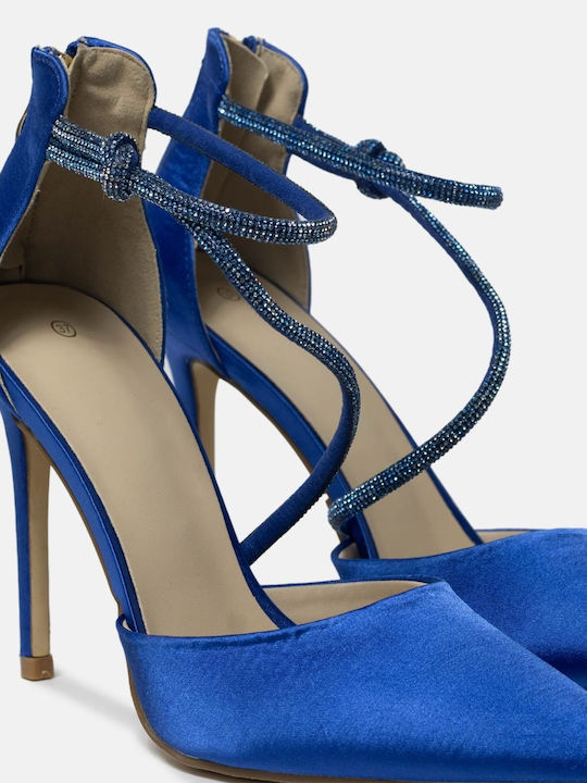 InShoes Pointed Toe Blue Heels