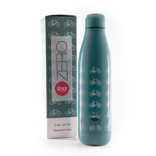 QuyCup Μπουκάλι Θερμός Ανοξείδωτο BPA Free Γαλάζιο