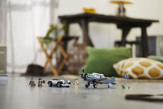 LEGO Indiana Jones Der Letzte Kreuzzug Kämpferflugzeug Verfolgung für 8+ Jahre 387 Stück