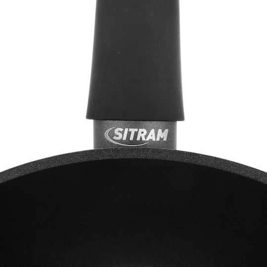 Sitram Silveral Wok aus Aluminium mit Antihaftbeschichtung 28cm