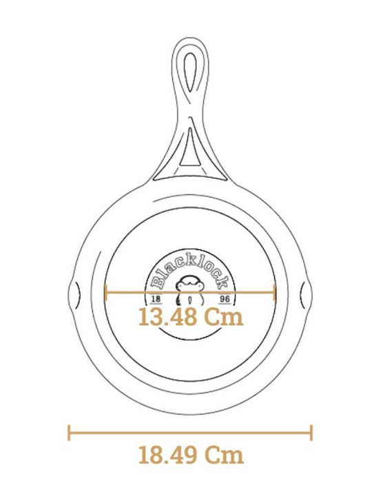 Lodge Blacklock 63 Τηγάνι από Μαντέμι 17.78cm