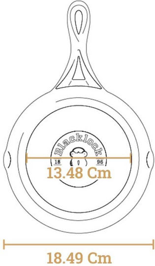 Lodge Blacklock 63 Pan aus Gusseisen 17.78cm