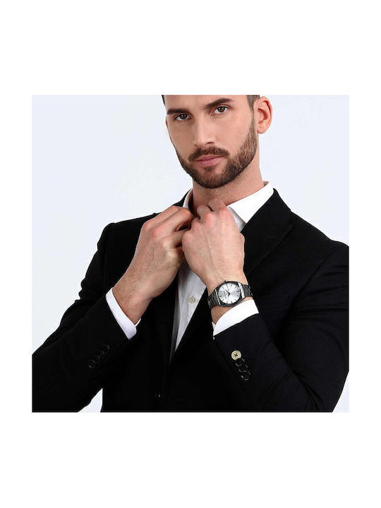 Trussardi Metropolitan Ρολόι Μπαταρίας με Μεταλλικό Μπρασελέ
