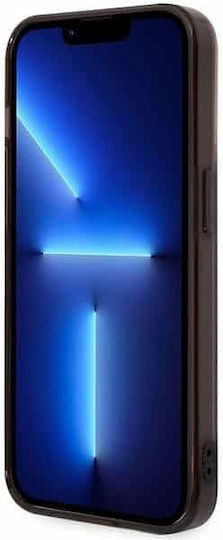 BMW Tricolor Stripe Back Cover Σιλικόνης Μαύρο (iPhone 14 Pro)