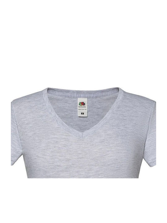 Fruit of the Loom Iconic 150 Women's Short Sleeve Promotional T-Shirt Heather grey