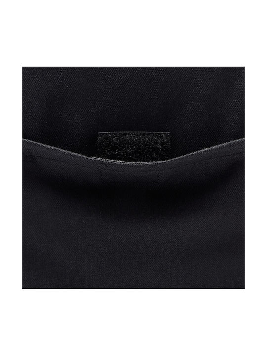 Shoulder / Crossbody Bag with Zipper Black