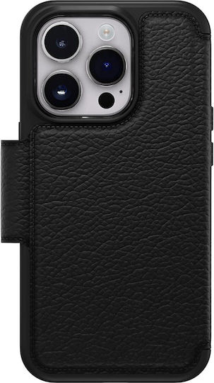 Otterbox Strada Series Via Wallet Δερμάτινο Μαύρο (iPhone 14 Pro Max)
