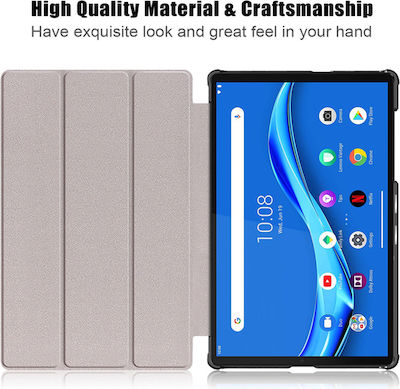 Techsuit FoldPro Flip Cover Δερματίνης Μαύρο (Lenovo Tab M10 Plus 10.6" 3rd Gen)