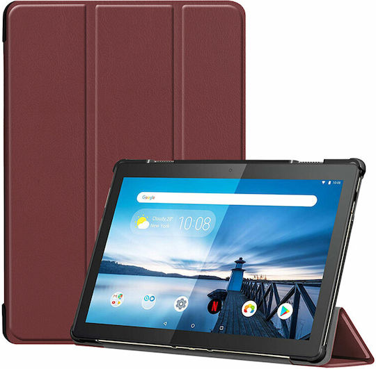 Techsuit Foldpro Флип Капак Бордо (Lenovo Tab M8 8")