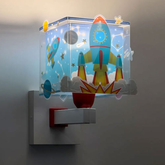 Ango Led Plastic Kids Wall Light Rocket
