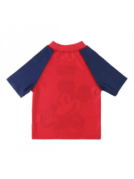 Cerda - Children's swimwear UV Mickey Mouse red