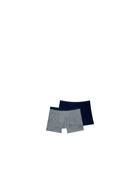 Scotch & Soda Men's Boxers Grey/Navy 2Pack