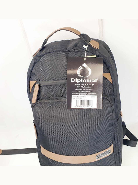 Diplomat Rucksack 22Es Schwarz