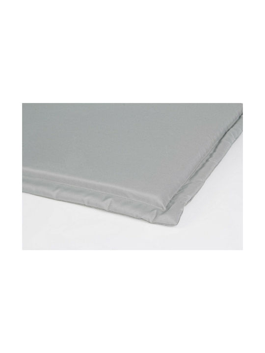 Bizzotto Waterproof Sunbed Cushion with Backrest Gray 176x50cm