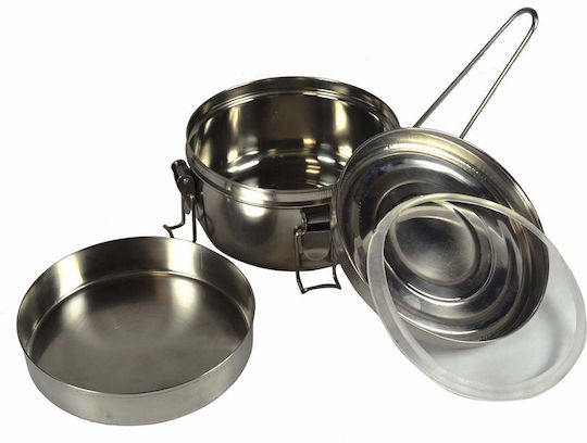 Sidirela Кутия За Храна Inox Сребрист 14x14см E-2273