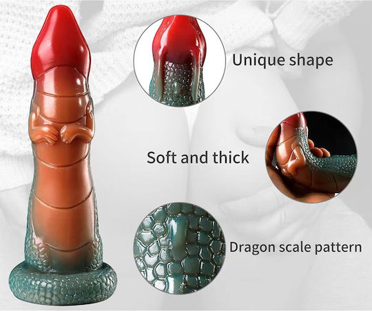Kinksters Dildo Realistic Cu Ventuză Verde 48cm