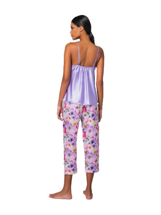 Milena by Paris Set Summer Women's Pajamas Lilac