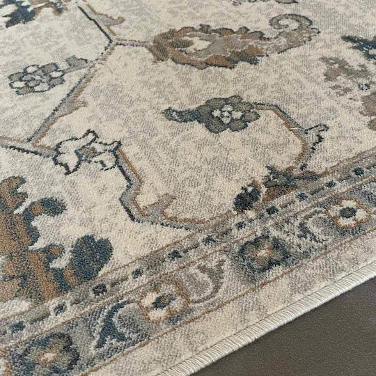 Ragolle Summer Velvet Bedroom Rugs Set Gray 84017-6262 3pcs