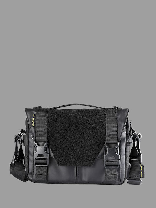 Herren Schulter / Crossbody Tasche Schwarz