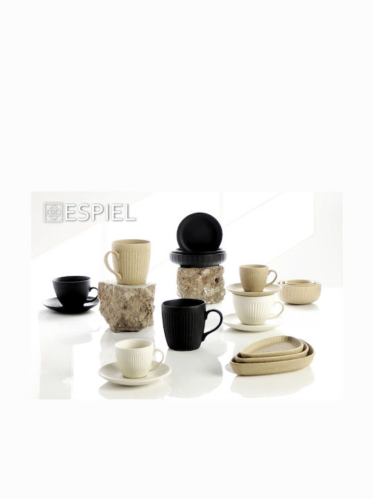 Espiel Jumbo Cup Cappuccino Porcelain Gobi Sand 310ml