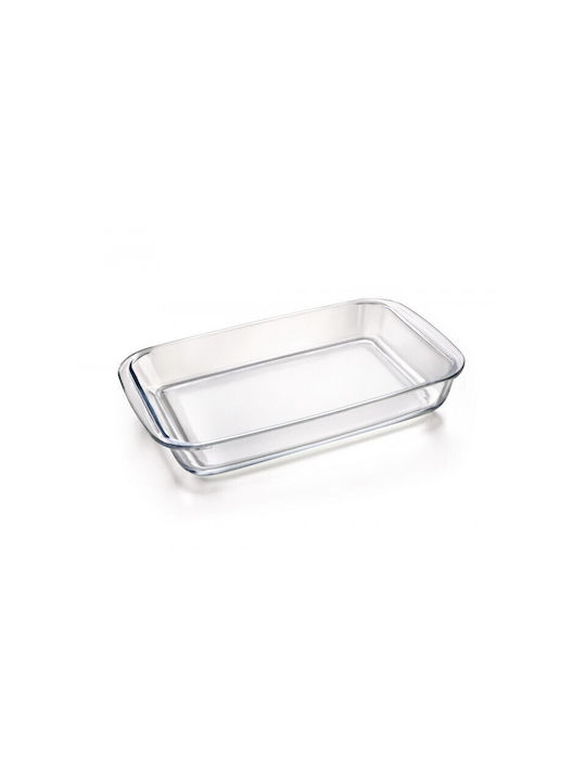 Mijotex Rectangular Vas de Gătit Rezistent la Căldură Sticlă 1600ml 1buc