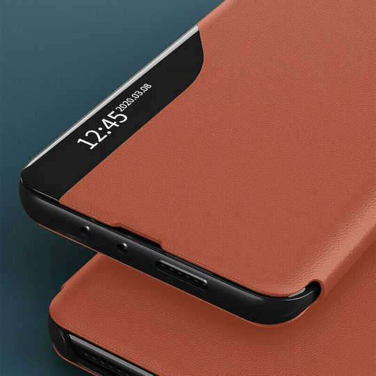 Techsuit eFold Series Book Δερματίνης Πορτοκαλί (Galaxy A52 / A52s)