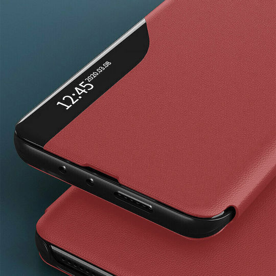Techsuit eFold Series Book Δερματίνης Κόκκινο (Galaxy A52 / A52s)
