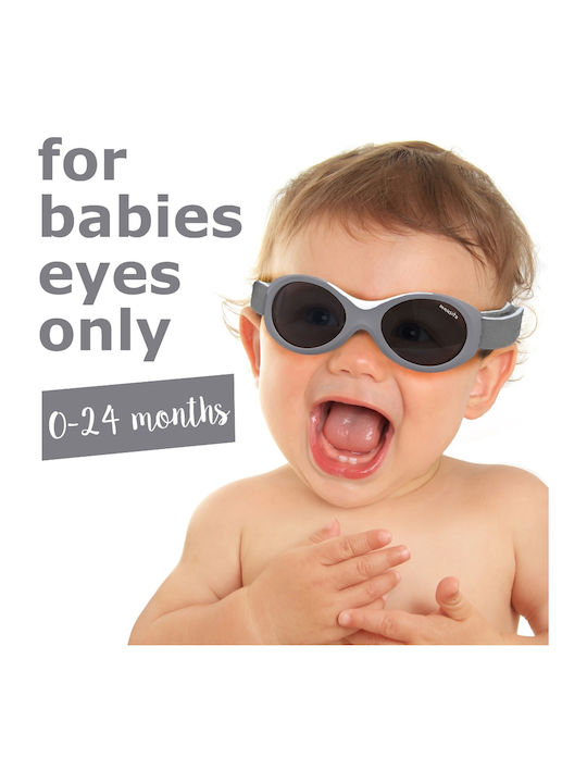 Mausito The Baby Surfer Baby Sunglasses Gray for 0-1 Year