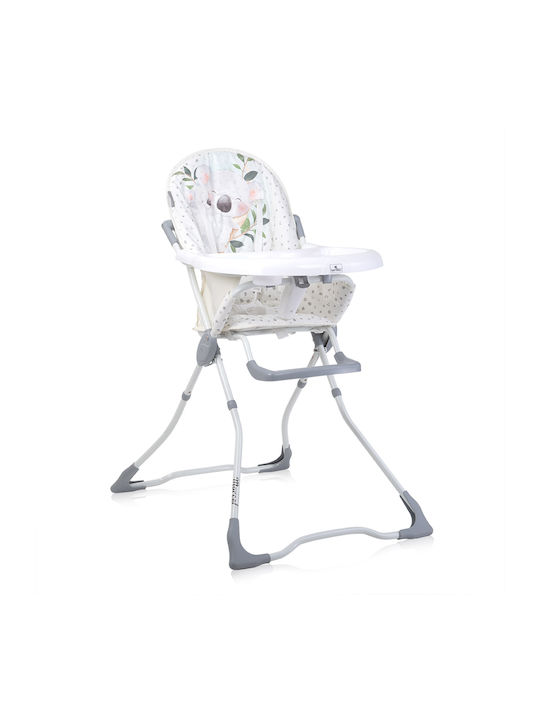 Lorelli Marcel Klappbarer Baby Hochstuhl mit Höhenverstellbar Snow Weiß Koalas