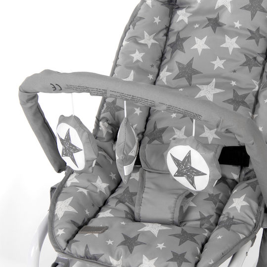 Lorelli Χειροκίνητο Relax Μωρού Rocker Eliza Yellow Cute Elephant για Παιδί έως 9kg
