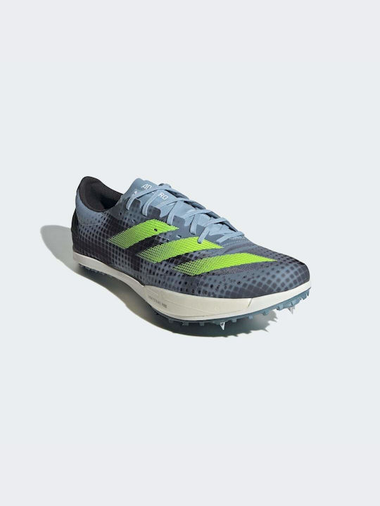 Adidas Adizero Ambition Αθλητικά Παπούτσια Spikes Wonder Blue / Lucid Lemon / Arctic Night