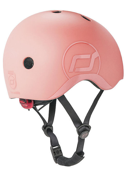 Scoot & Ride Kids' Helmet for City Bike Orange with LED Light