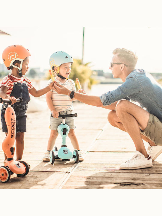 Scoot & Ride Kids' Helmet for City Bike Blue with LED Light