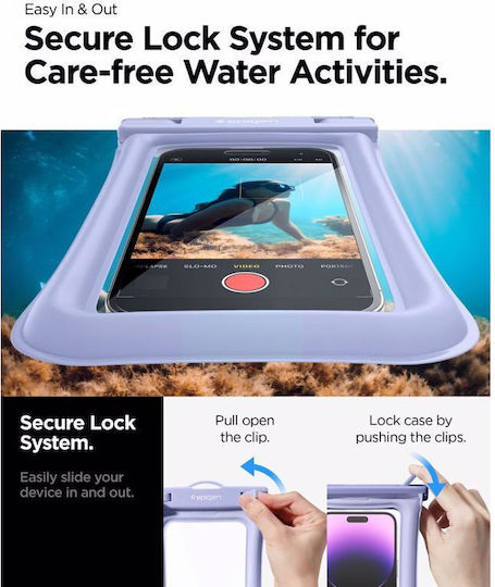 Spigen A610 Αδιάβροχη έως 6.9" Aqua Blue