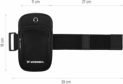 Wozinsky Running Bandă de braț până la 6" Roz