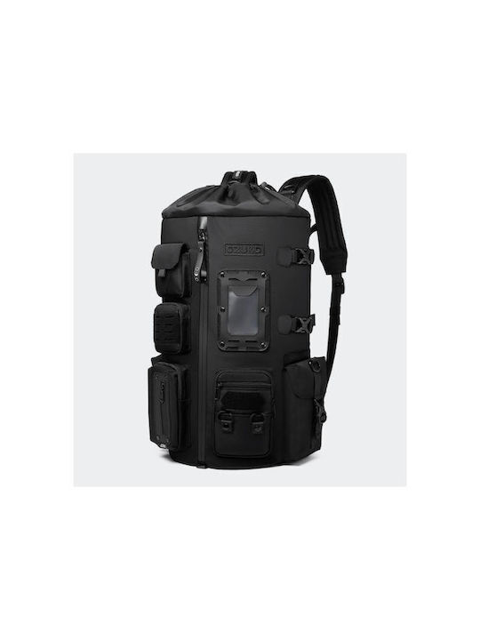 Ozuko Men's Backpack Waterproof Black 27.5lt