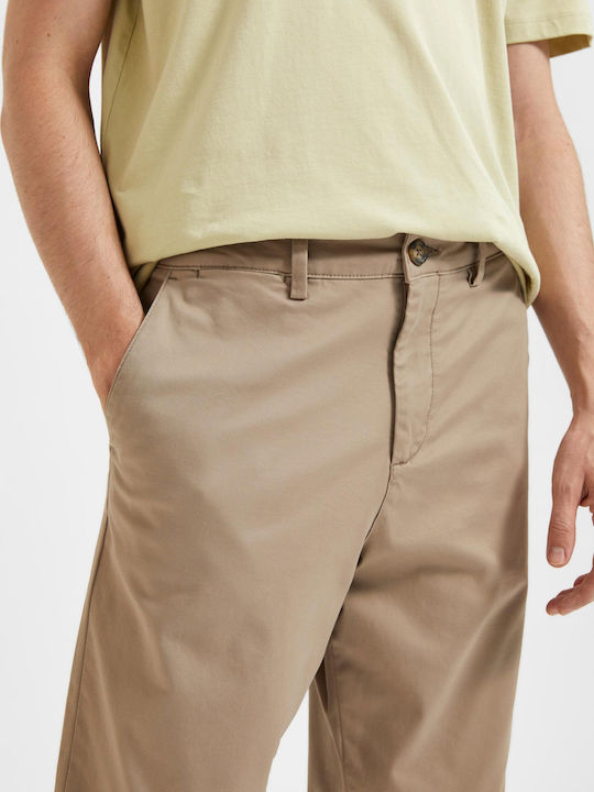 Παντελόνι Chino σε Slim Εφαρμογή Μπεζ