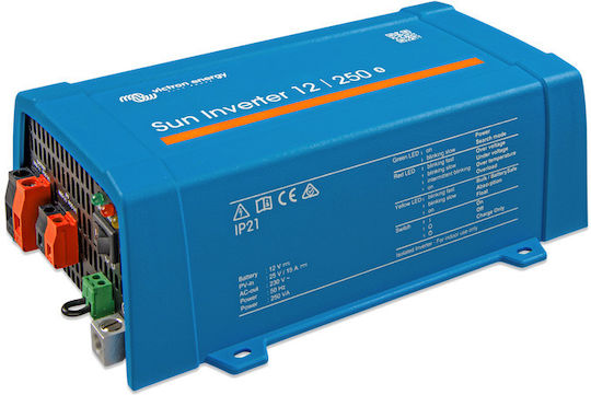 Victron Energy Sun Modified Sine Wave Inverter 24/250-10 IEC Power Supply with Nominal Input Voltage 24V Single Phase SIN241251100