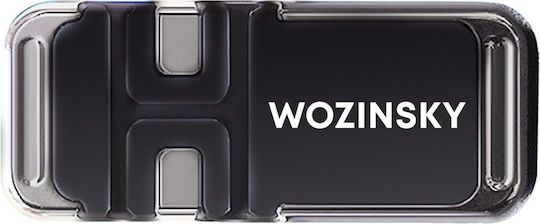 Wozinsky Magnetic Phone Holder/Cable Organizer σε Μαύρο χρώμα