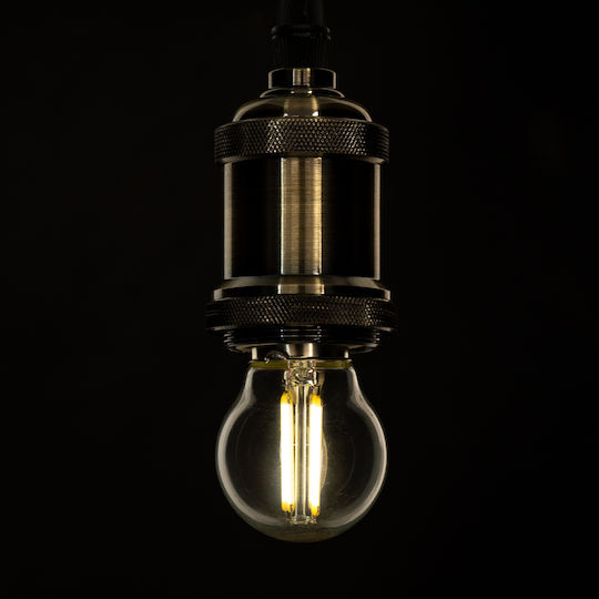 GloboStar LED-Lampe 6W 75mm für Fassung E27 und Form G45 Naturweiß 660lm Dimmbar