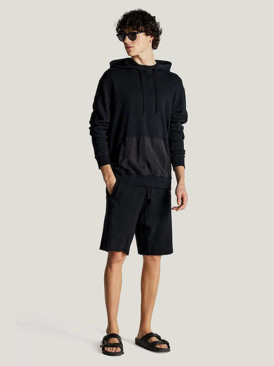 Dirty Laundry Men's Sweatshirt with Hood and Pockets Black