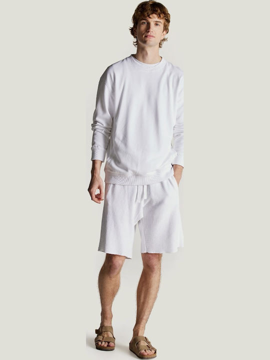 Sweatshirt with Hood White