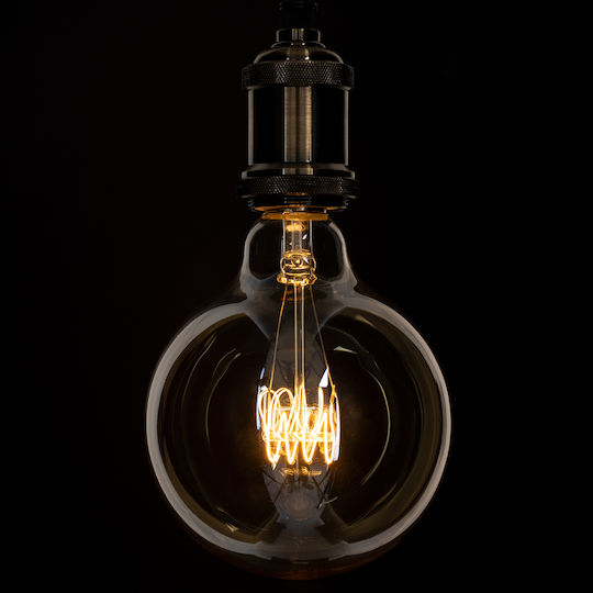 GloboStar LED крушка 4W 180mm за фасунга E27 и форма G125 Топло бяло 280лм Димируем