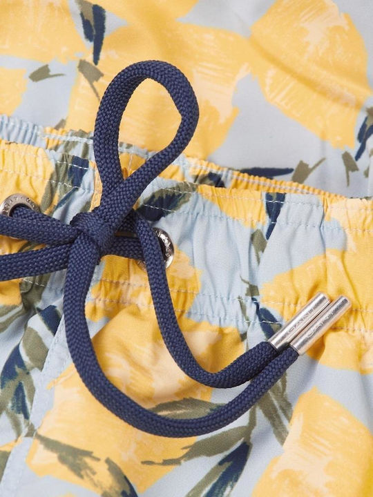 Men's Swimwear Shorts Yellow Floral