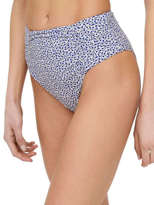 Lella Bikini Slip Ψηλόμεσο Μπλε