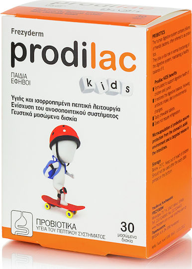 Frezyderm Prodilac Kids Probiotics for Children 30 chewable tabs Mandarin